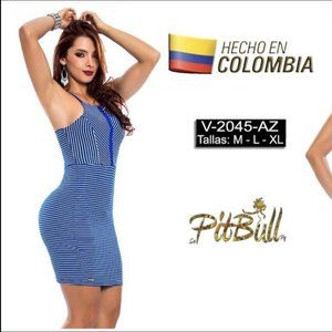 Colombian Casual Short Dress with Tummy Control